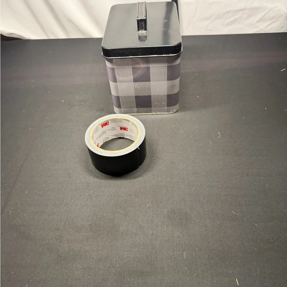 Good Dog Black and Gray Storage Tin